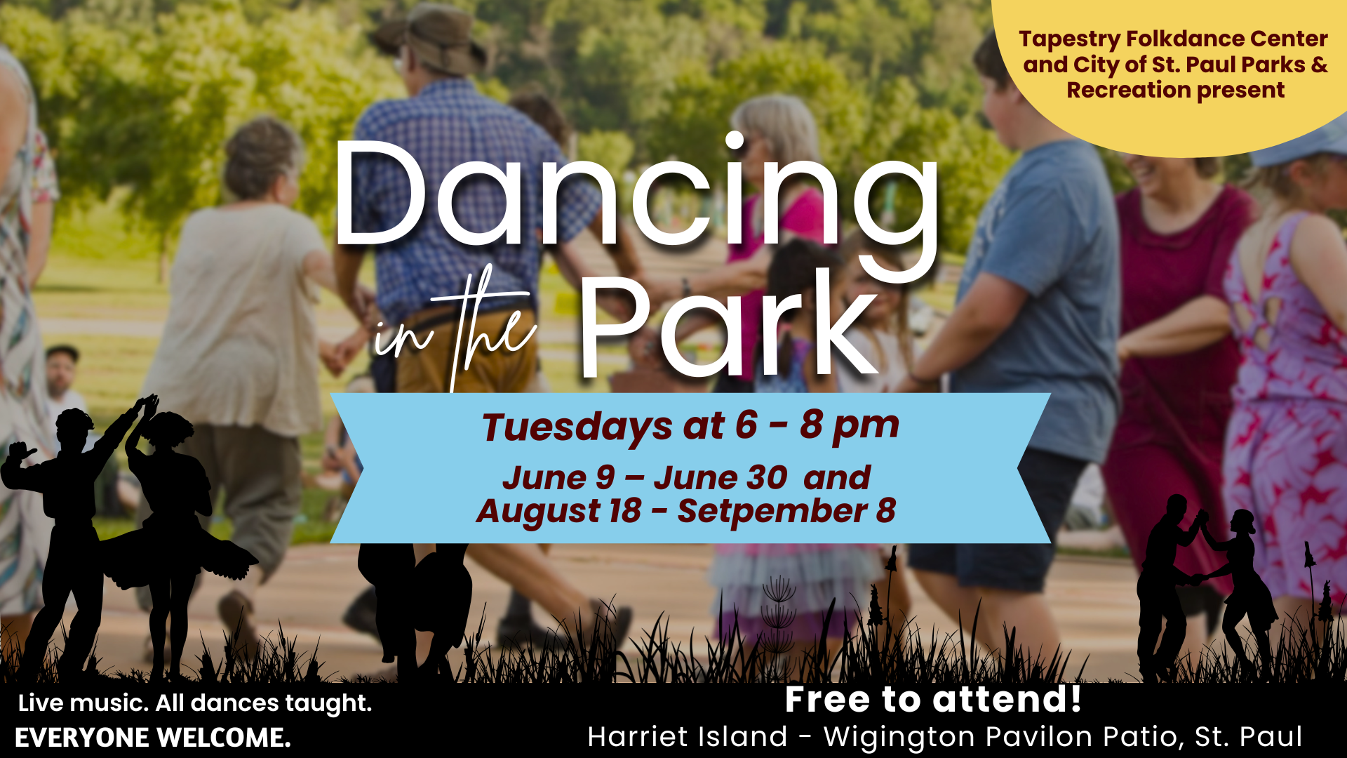 Dancing in the Park main page banner